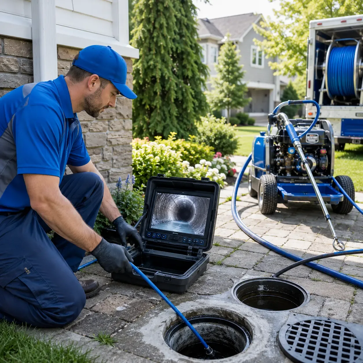 Outdoor drain cleaning professionals serving Sunderland, MA